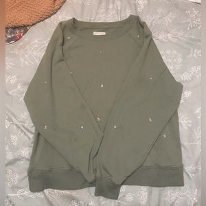 ~American Eagle daisy crew neck